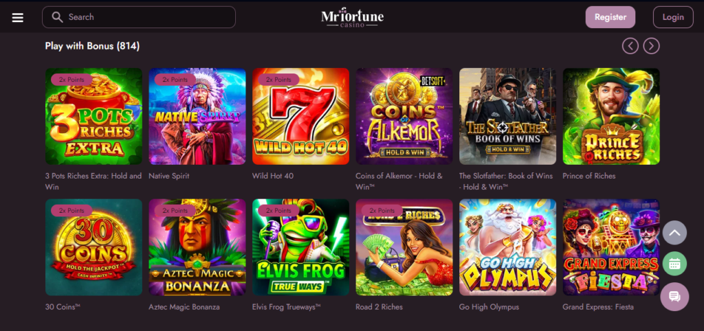 Mr Fortune Casino slots